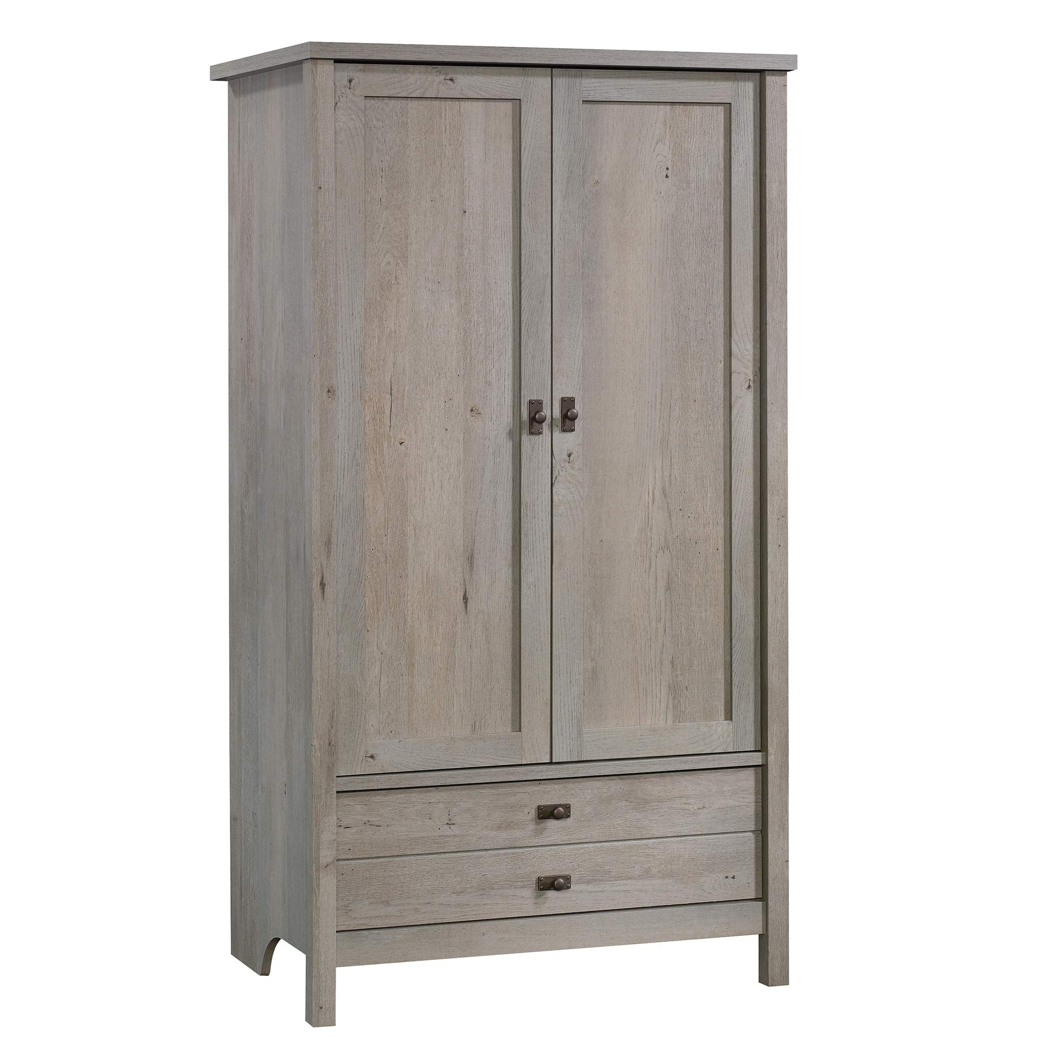 Photo 1 of **POSSIBLY FOR PARTS MISSING A DOOR*** Sauder Cottage Road Armoire, L: 32.44" x W: 21.73" x H: 59.17", Mystic Oak finish