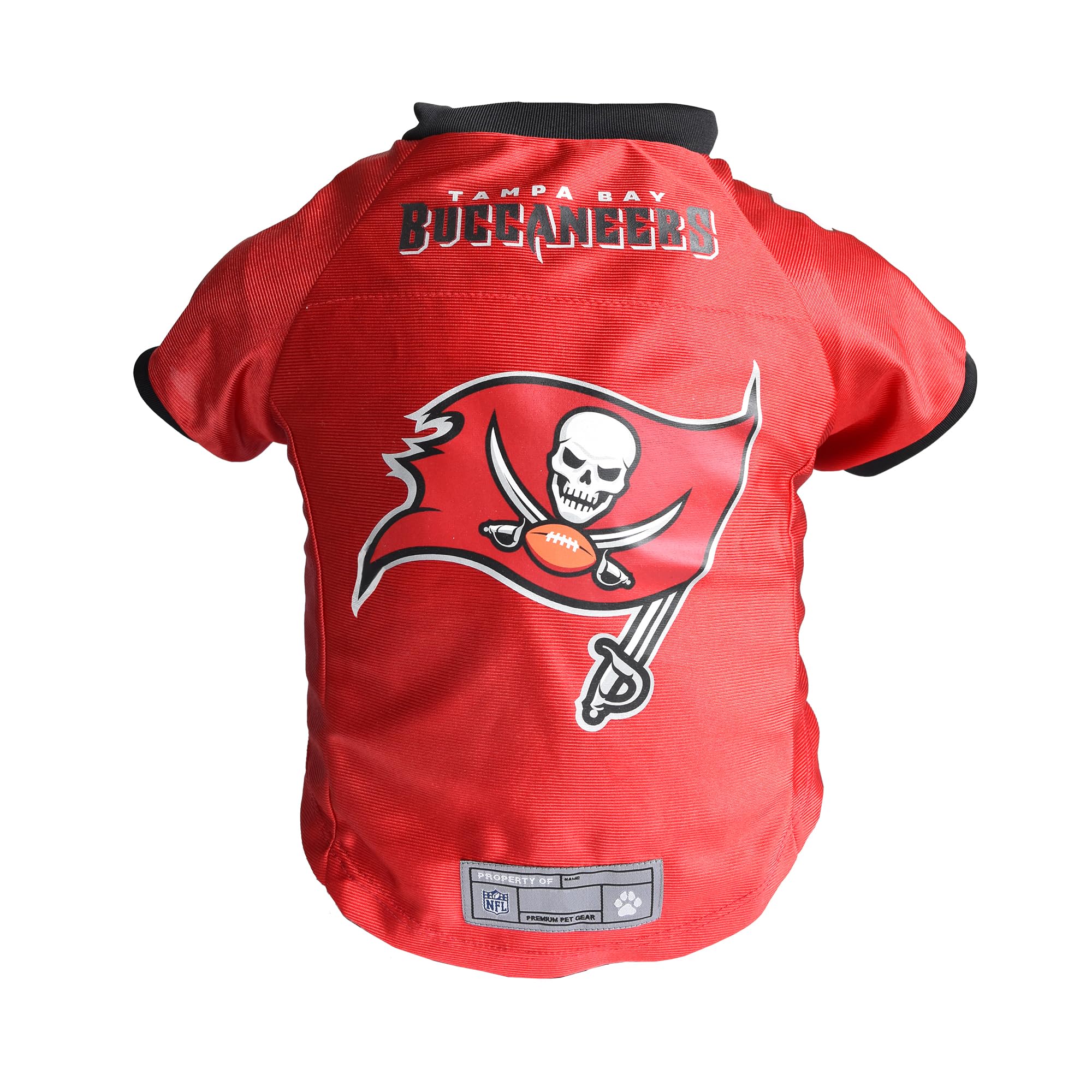Littlearth NFL Tampa Bay Buccaneers Premium Pet Jersey, Team Color, Small Image