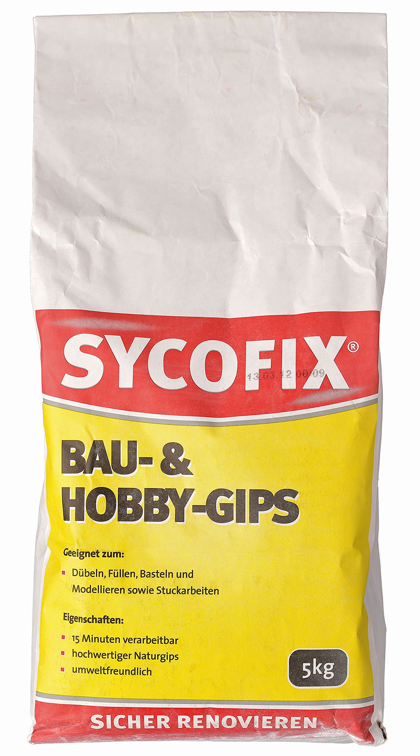 Sycofix Bau-und Hobby-Gips 5Kg.