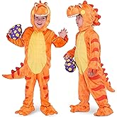 Spooktacular Creations Halloween Dinosaur Costume Kids, T-Rex Costume Toddler with Egg for Baby Child Halloween Dressup Party