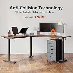 Agilestic L Shaped Standing Desk Adjustable
