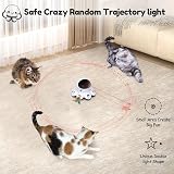 GoldenSun 2-in-1 Automatic Cat Toy for Indoor Cats Black view 3