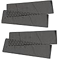 ZONETECH Cling Glare Reducer Sun Shade Side Window Sunshades Car Curtains UV Rays Visor Protection Universal Fit Protects from Sun- for All Year Round Use. Perfect for Road Trips (4 Pack)