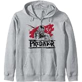 Predator: Badlands Warrior Wielding His Sword Zip Hoodie