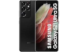 Samsung Galaxy S21 Ultra 5G (128GB) 6.8″ Dynamic AMOLED 2X 120Hz Display, 108MP Quad Camera, 8K Video, Unlocked - Phantom Bla