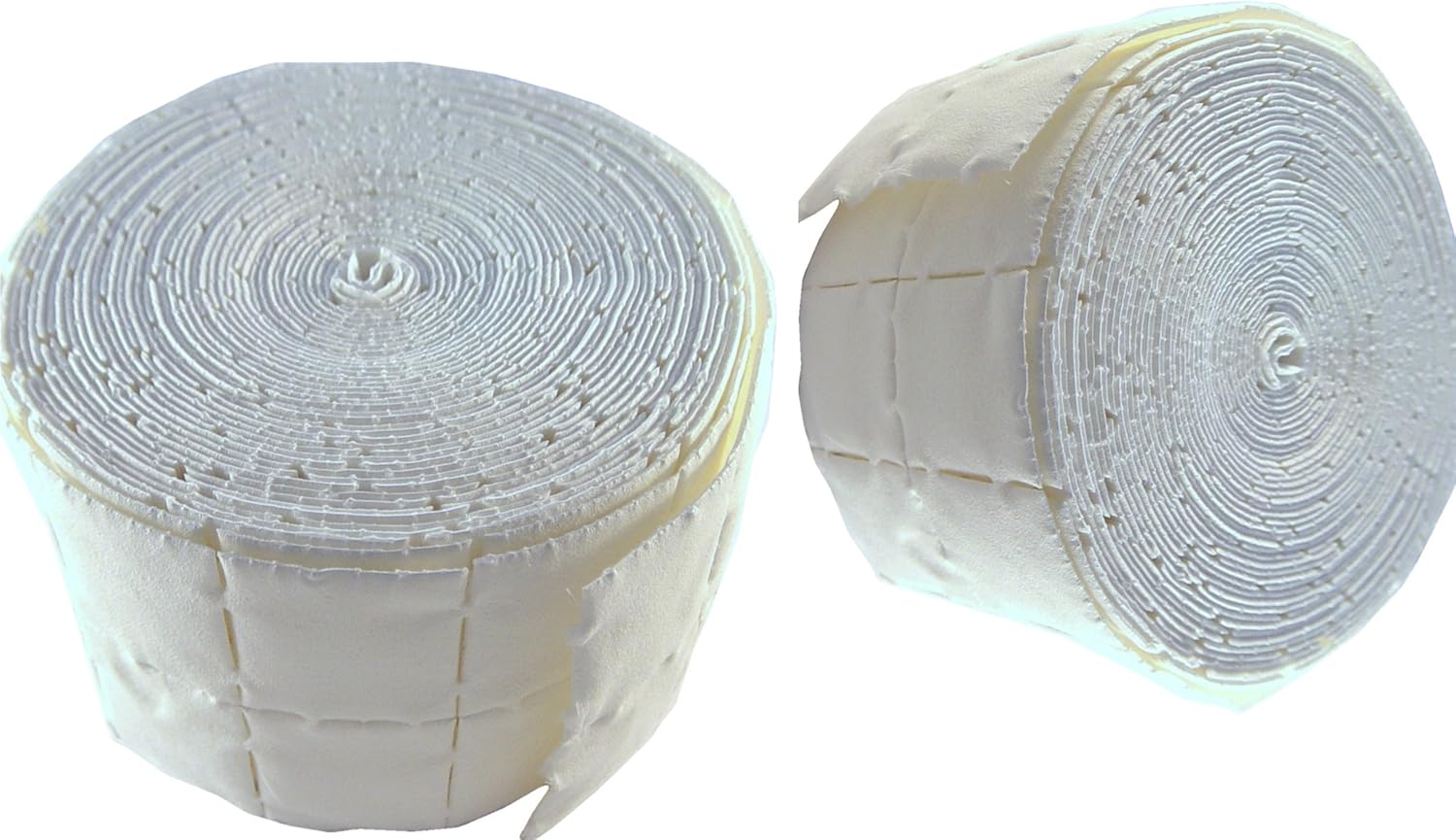 1000 lint free wipes (2 rolls x 500 pcs) GEL REMOVER PADS Cellulose swabs, White, 5 x 4 cm - 500 Tupfer (2 Rollen) im Folienbeutel - Image 3