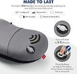 HIKENTURE Ultralight Inflatable Pillow Navy with Removable Cover view 3