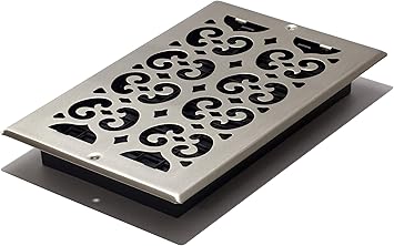 Amazon Com Decor Grates Sp610w Nkl Floor Register 6 X 10 Inch