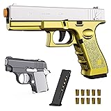 LLESSOO Shell Ejecting Toy Gun 1911, 2 Pack 3D