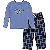 Gerber baby-boys 2-piece Pajama Set (Long-sleeve Cotton Top & Loose-fitting Pants)