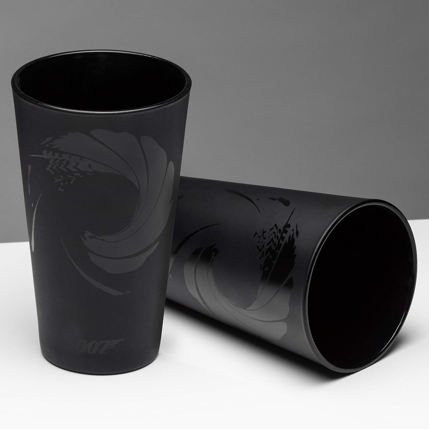 Paladone 007 James Bond Black Drinking Glass, 450ml - Image 4