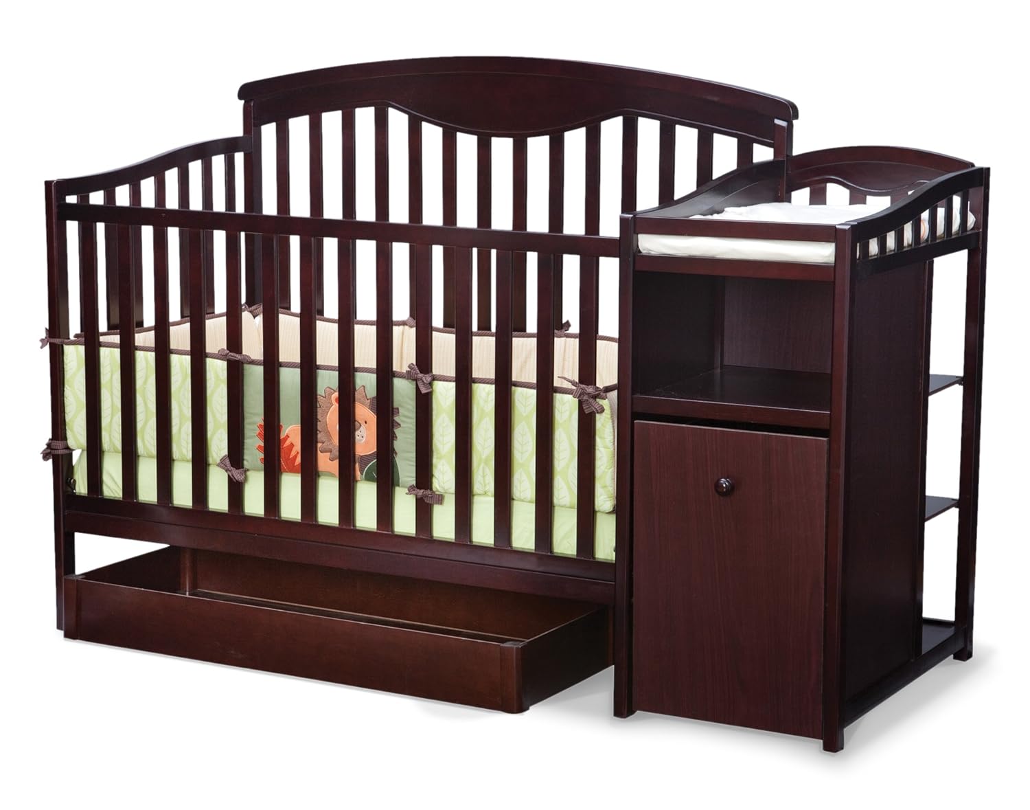 delta crib changing table combo