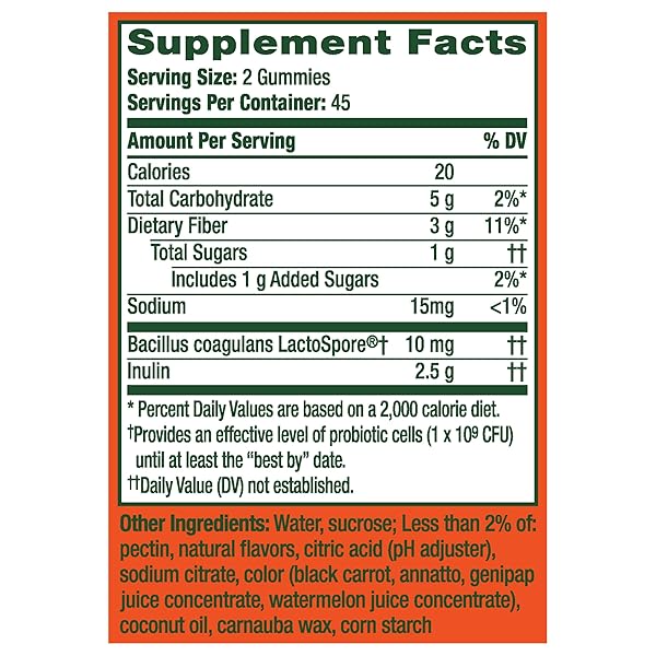 ALIGN DUALBIOTIC, PREBIOTICS AND PROBIOTICS FOR WOMEN AND MEN, PROBIOTICS FOR DIGESTIVE HEALTH, PREBIOTICS HELP NOURISH GOOD BACTERIA, NATURAL FRUIT FLAVORS, 90 PROBIOTIC GUMMIES