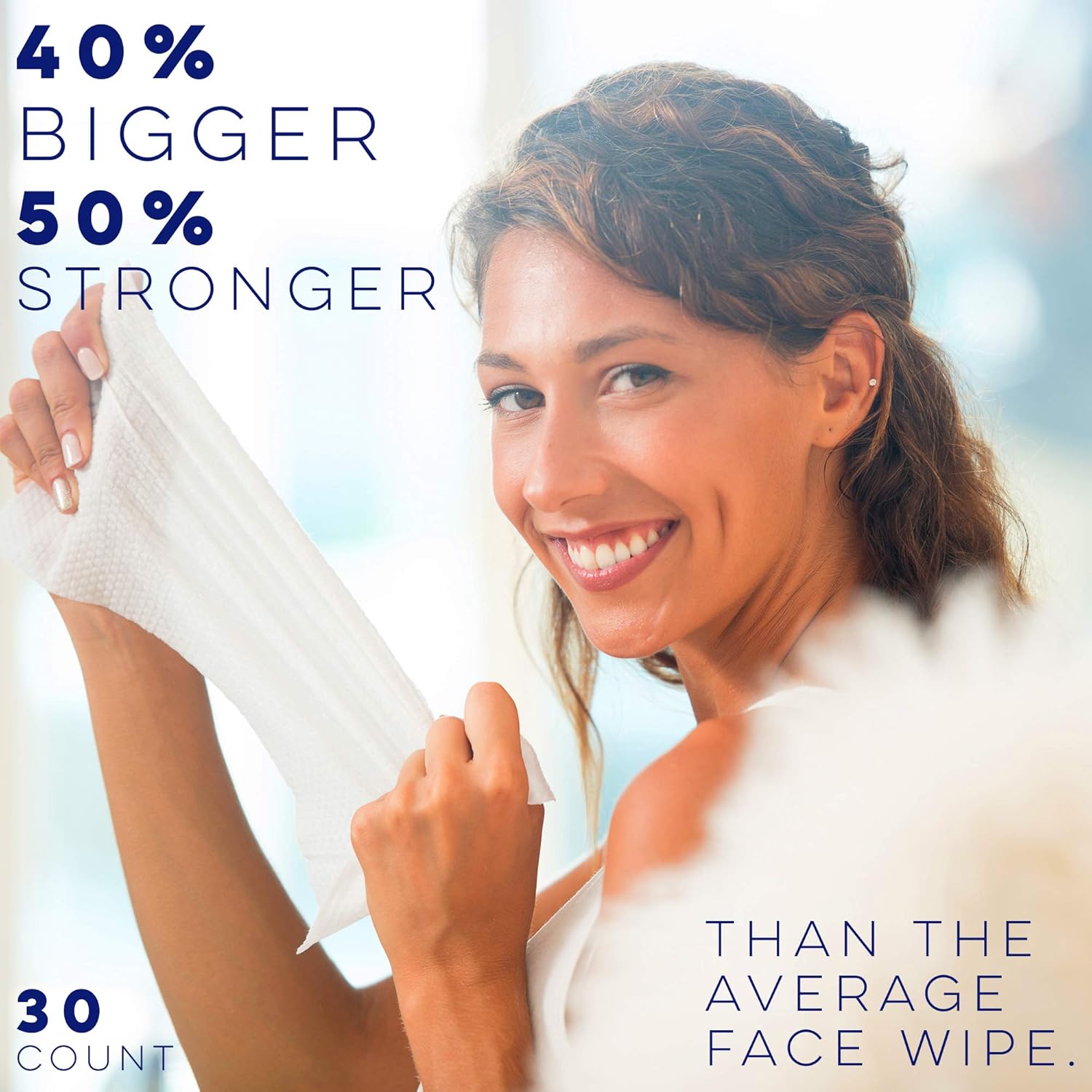 Clean Skin Club - XL Bacteria Free Clean Wipes | Extra Moist Makeup Removing Towelettes | 30 Count | Facial Cleansing Cloth | Cruelty Free & Vegan | Fragrance Free | NO Alcohol or Chemicals | GMO & Paraben Free: Beauty