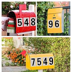 120 PCS Reflective Mailbox Number and Letters