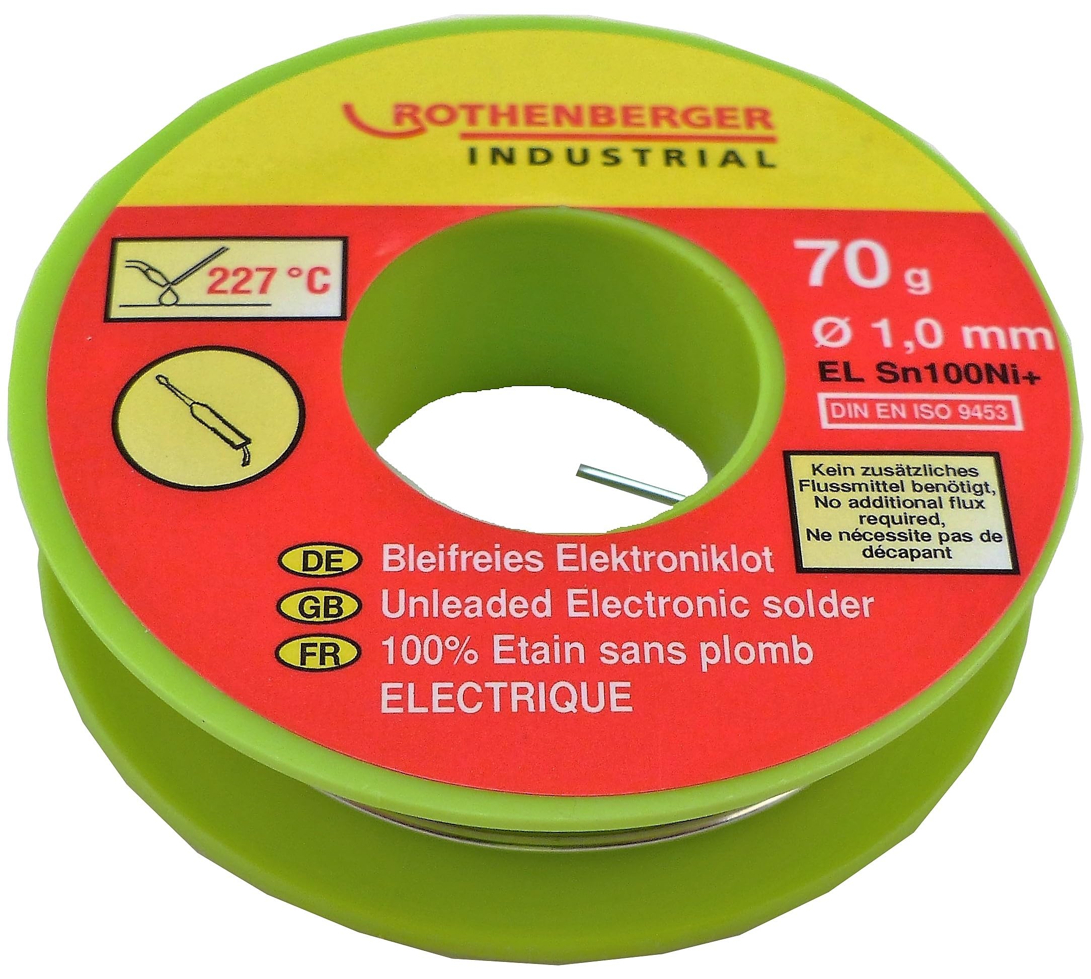 ROTHENBERGER Industrial Lead-Free Electronic Solder 70g