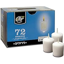Chanukah Menorah Safety Rubber Set For Oil Candle Cups - 9 Layer
