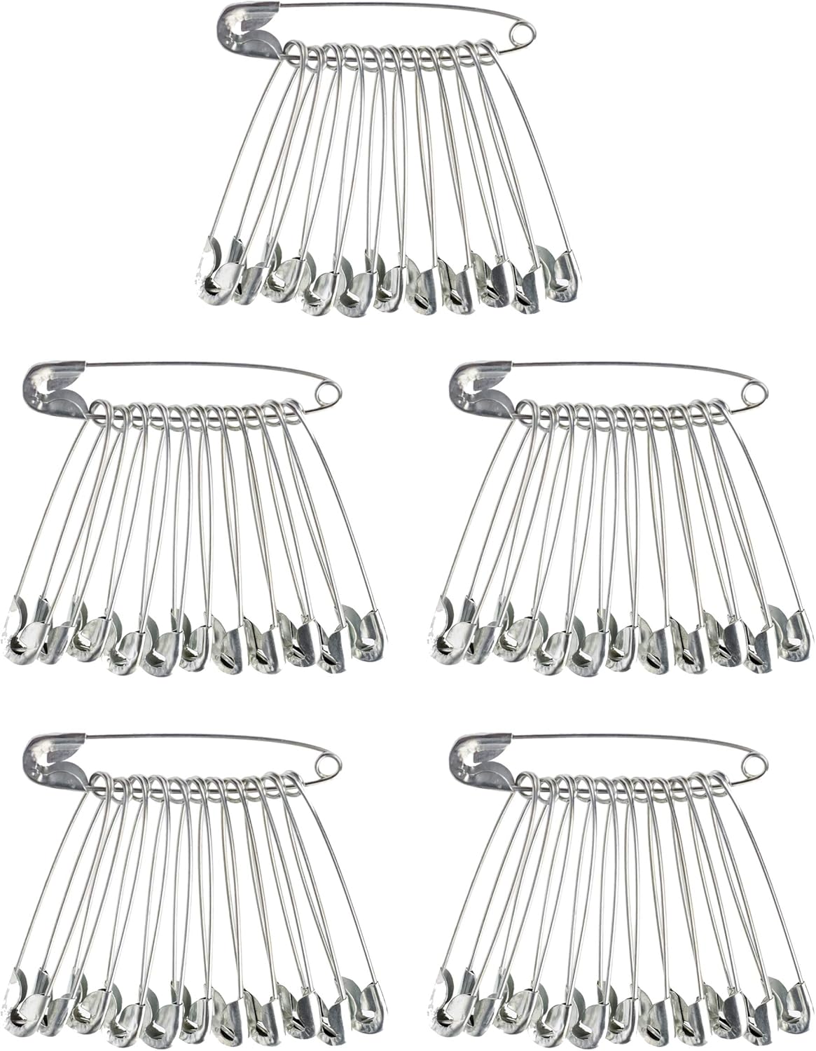Safety Steel Small Pin - Pack of 3-1.96 inches - Heavy Duty Close Pins Tiny Pack Saftey Mini Pins