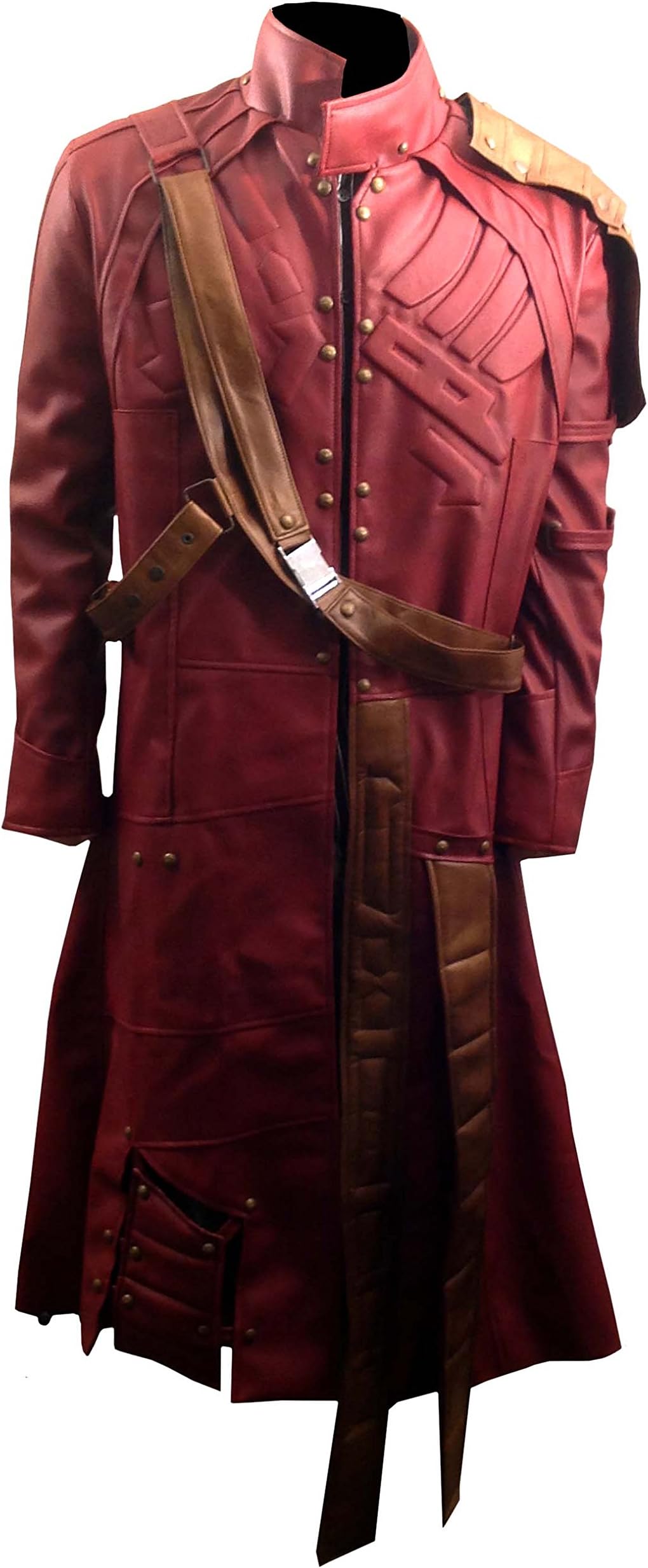 Star Lord Chris Peter Guardian of Galaxy Synthetic Leather Trench Coat Jacket