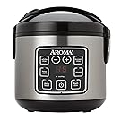 Aroma Housewares ARC-914SBD 8-Cup (Cooked) Digital Cool-Touch Rice Cooker and Food Steamer, Stainless Steel