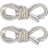 LYXMYGS Rhinestone Shoe Laces,Rhinestone Laces for Sneakers,Crystal Shoe Lace for Sneakers,Crystal Shoes Lace for Sweatpant