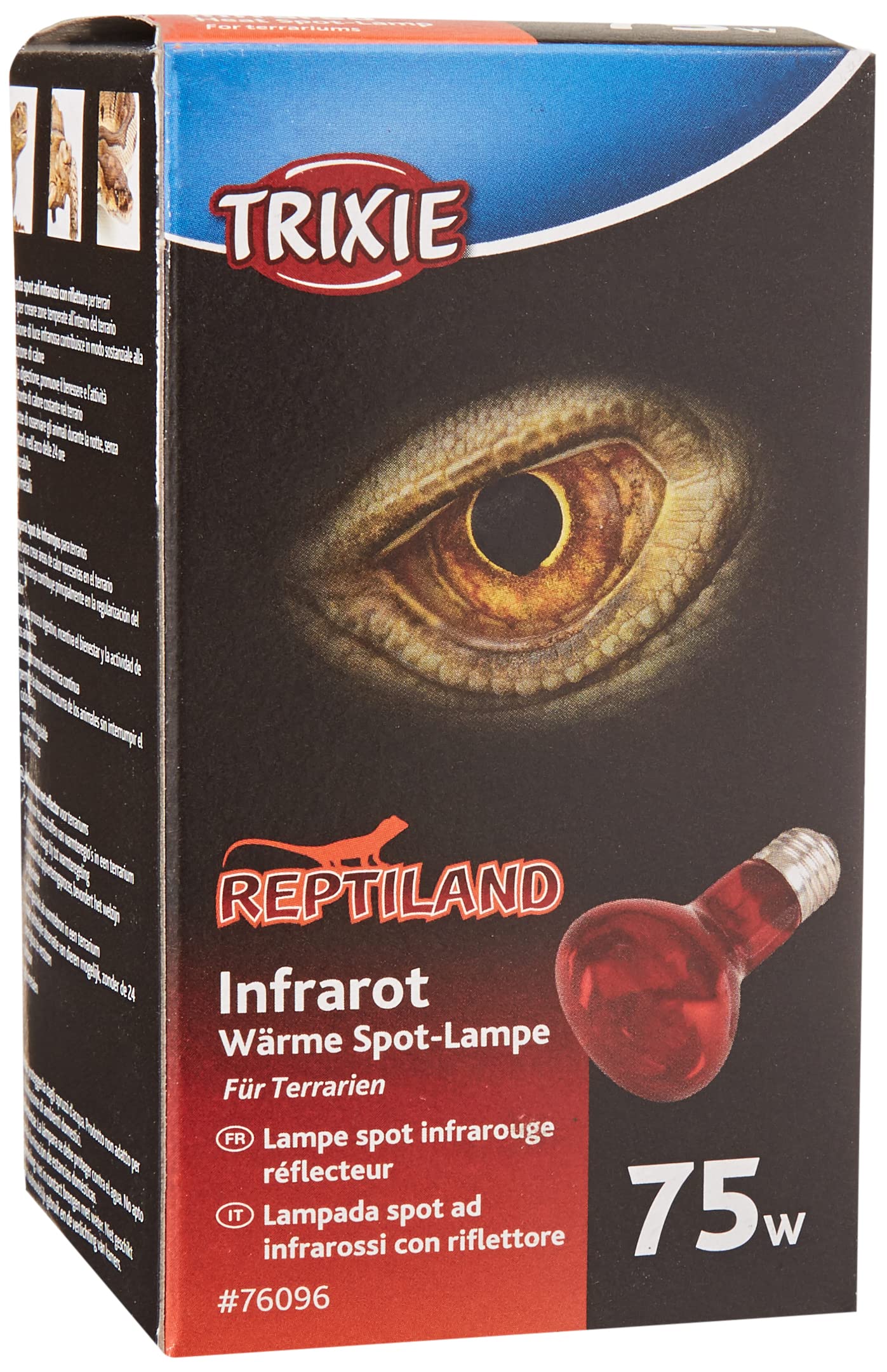 Trixie Infrared Heat Spot Lamp, 75 Watt, 63 x 100 mm