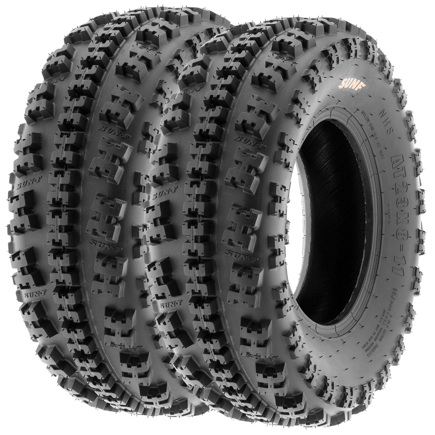 Wheels & Tires Tubeless Set of 4 SunF A027 XC 21x710 Front & 22x109
