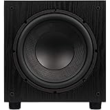 Elac SUB1010 120 Watt 10" Powered Subwoofer, Black, SUB1010-BK