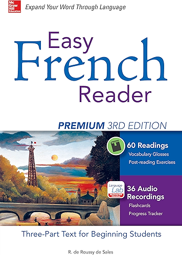Download Easy French Reader Premium, Third Edition: A Three-Part Text for Beginning Students + 120 Minutes of Streaming Audio (Easy Reader Series) PDF