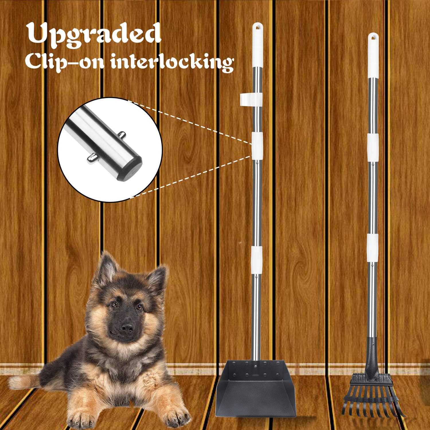 Amazon Com Tianyao Dog Pooper Scooper Upgraded Metal Pet Poop