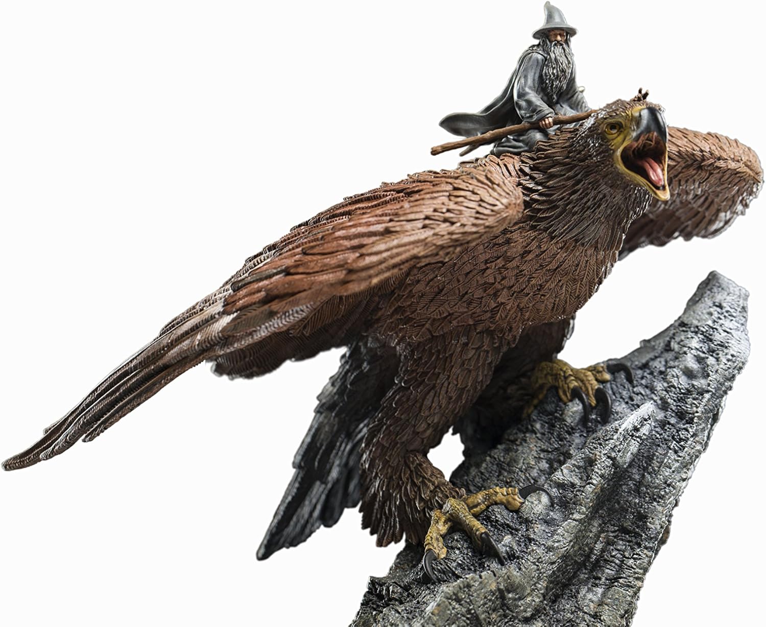 Weta Lord of the Rings Statue Gandalf on Gwaihir Statues, Multicolour