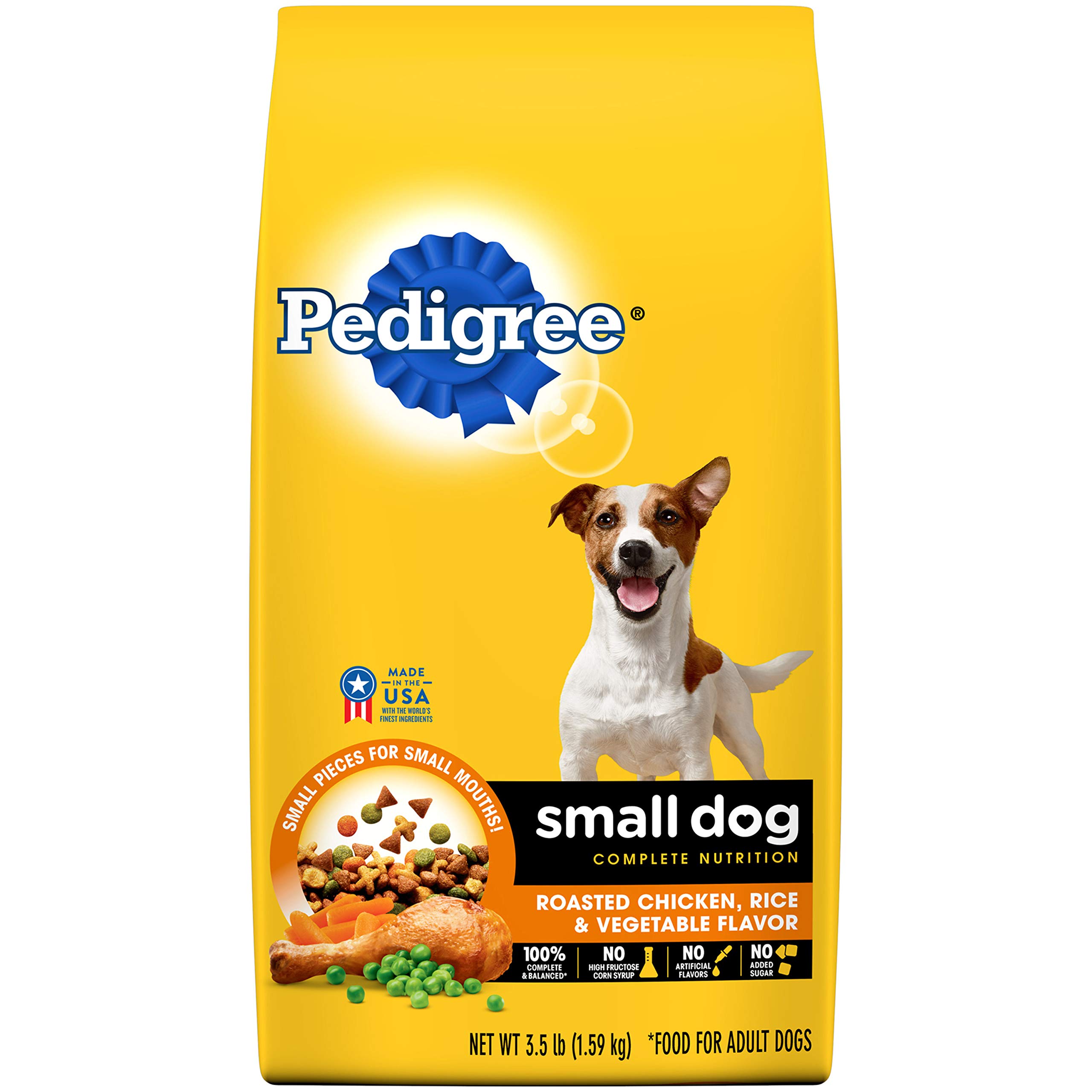 Pedigree Small Breed Adult Dry Dog Food, Chicken & Steak MyDogsLife