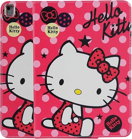 Amazon Com Ipad Pro 11 Cartoon Case Hwota Cute Cartoon Hello Kitty Slim Flip Folio Stand Leather Case Smart Cover For Apple Ipad Pro 11 18 Hello Kitty D Computers Accessories