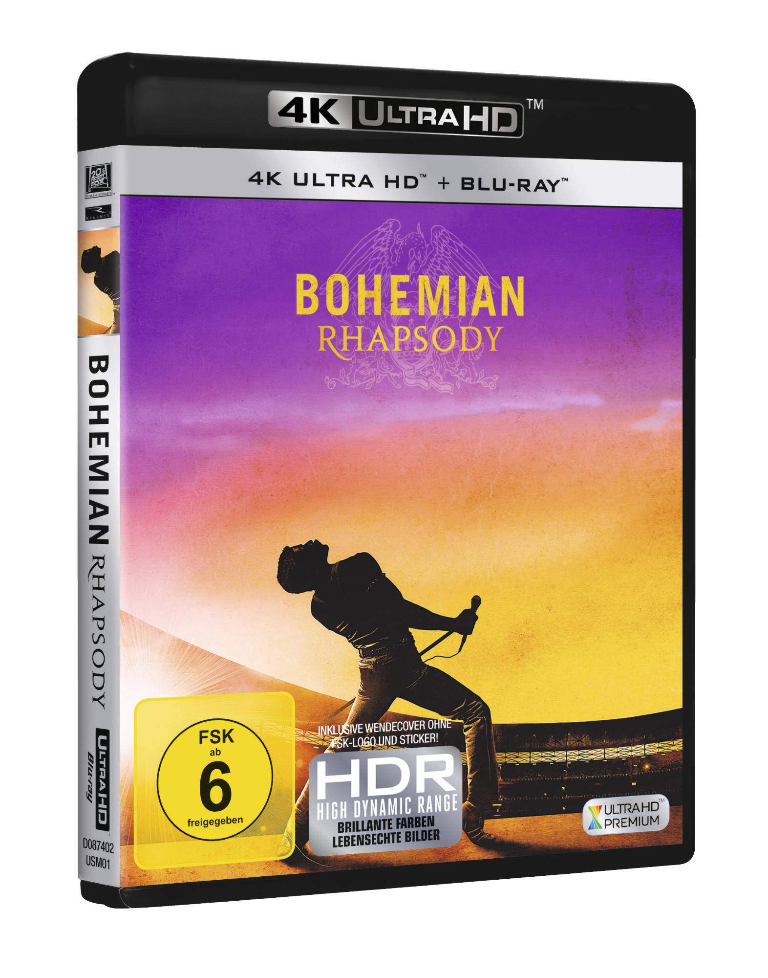 Bohemian Rhapsody 4K,1 UHD-Blu-ray: Ausgezeichnet mit 2 Golden Globes 2019 für den Besten Film (Drama) und Besten Hauptdarsteller (Rami Malek) und 4 ... und Sehgeschädigte geeignet.Großbritannien 2
