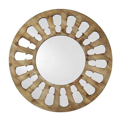 Amazon Com Middlebrook Designs 32 Round Rustic Wood Cut Out Wall