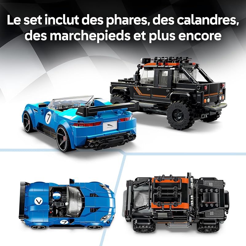 Speed Champions La Jaguar Project 7 et Le Land Rover Defender 77264
