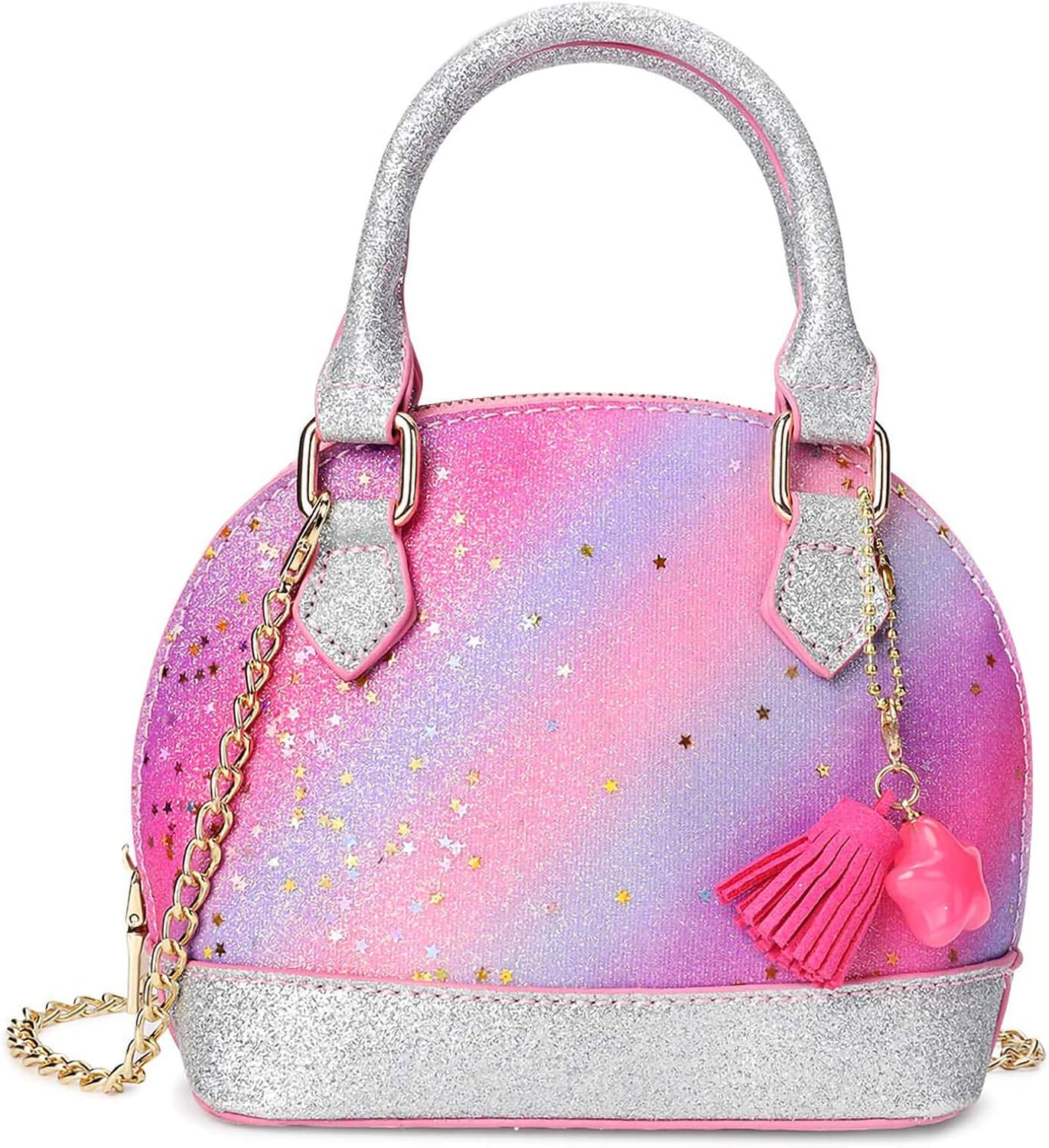 CMK Trendy Kids Glitter Toddler Purse For Little Girls Mini Kids 