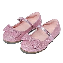 K KomForme Girl's Ballet Flats Non-Slip Soft Mary