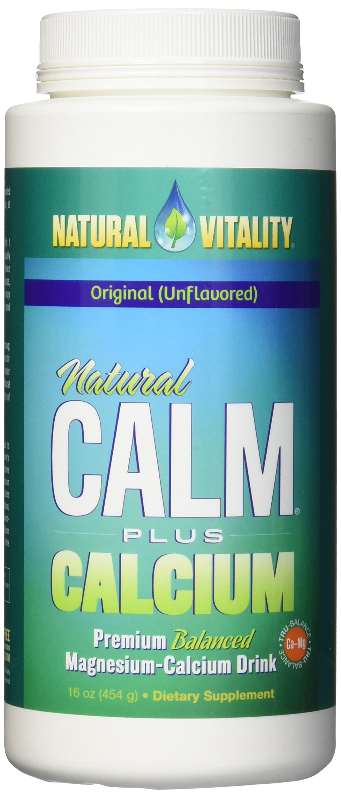 Amazon.com: Natural Calm Plus Calcium - powder- Natural Vitality 8oz
