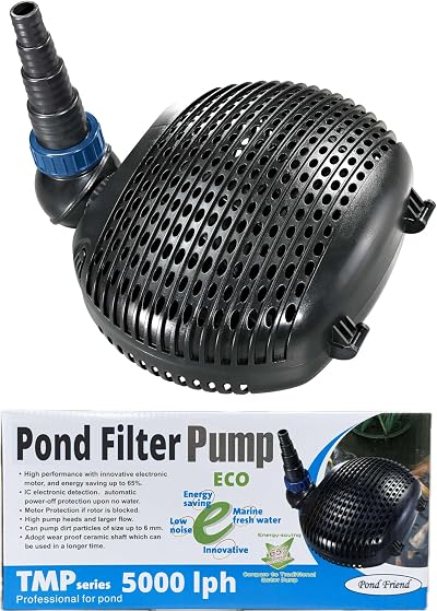 Pond Friend TMP 5000 Filter Pump Submersible 40W 3.5m Head 6mm Pass