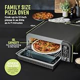 Tower T17141 Elite Pizza Oven 400C 5 Programs 15 Functions 2000W Grey view 4