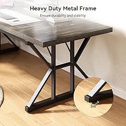 LITTLE TREE 70.8-Inch Large Executive Desk, Extra