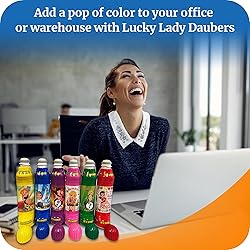Lucky Lady Bingo Daubers for Adults - 6-Pack