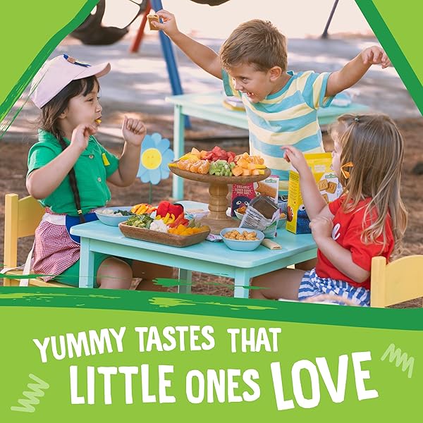 EARTH’S BEST ORGANIC BABY FOOD, DISSOLVABLE TEETHING SNACK FOR BABIES 6 MONTHS AND OLDER, GARDEN VEGGIE CRUNCHY STICKS, .56 OZ PACK (PACK OF 5)