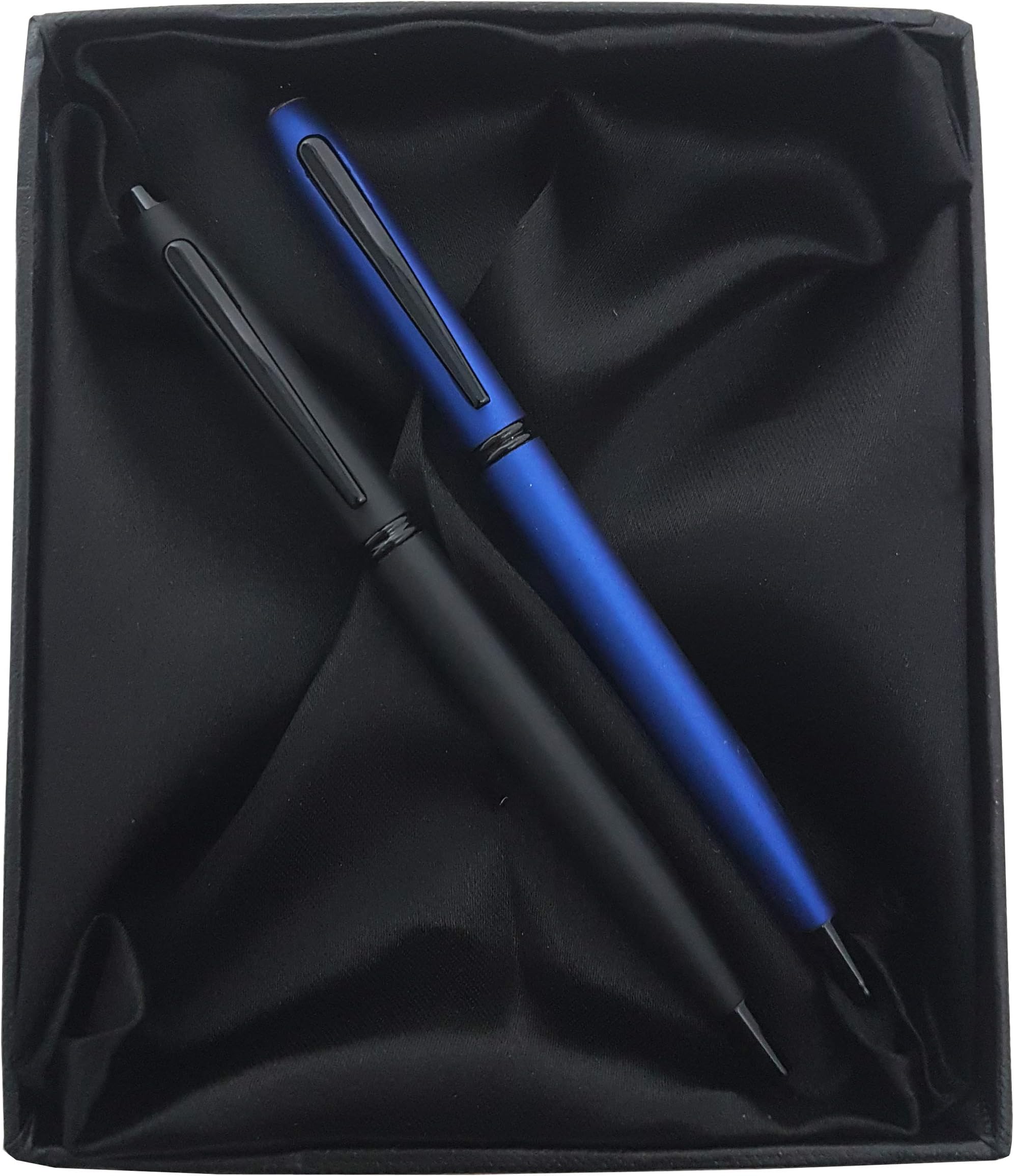 Xpra Premium Blue - Black Two Ball Pen Set Matte Finish (PN-PR-20)