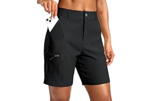 G Gradual Women's 7" Hiking Cargo Shorts Quick Dry Lightweight Golf Outdoor Work Summer Travel Shorts with Pockets