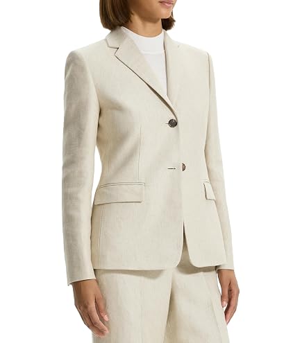 Theory Women's Crepe Staple Blazer, Geranium, 2 at Amazon Women's