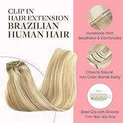 GOO GOO Clip in Hair Extensions Real Human