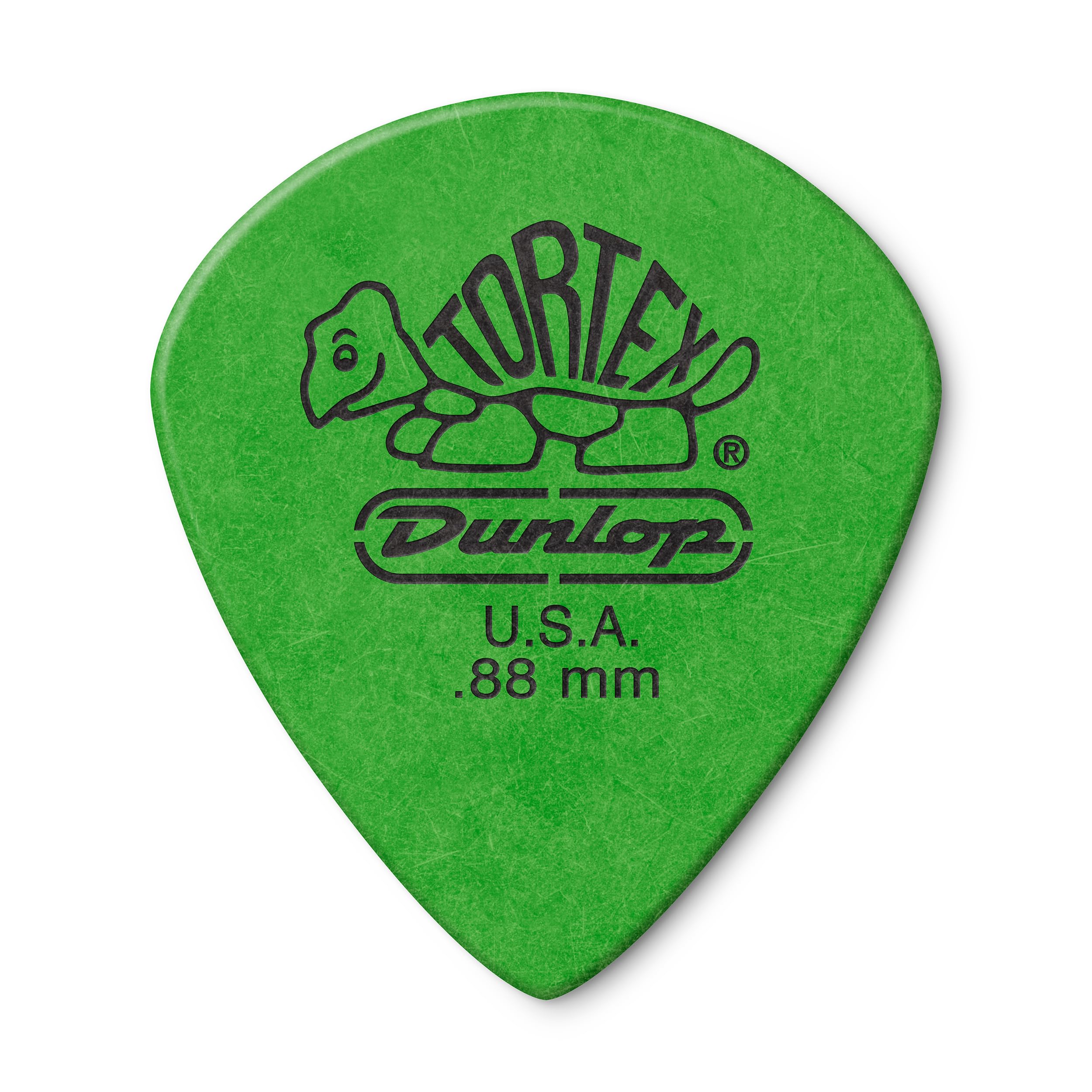 Jim Dunlop 498R088 Tortex Jazz III XL .88mm 72 Guitar Picks Refill Bag ,Green