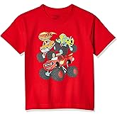 Nickelodeon Boys' Blaze & The Monster Machines, Stripes, Pickle S/S Tshirt